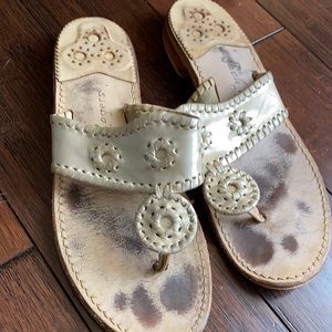 Size 8 platinum Jack Rogers